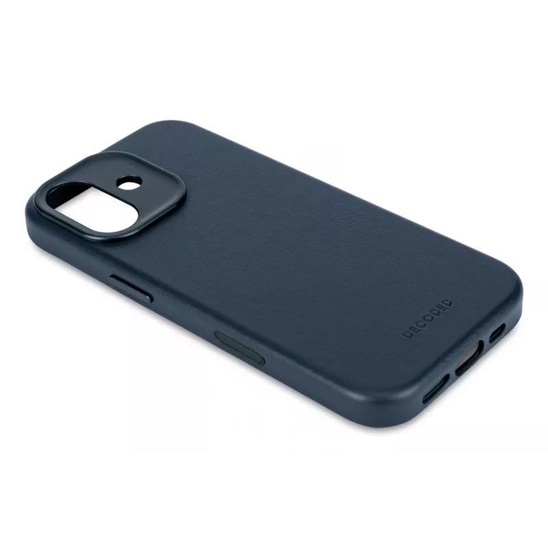 Decoded δερμάτινο πίσω κάλυμμα για iPhone 17 με MagSafe - Navy Shadow