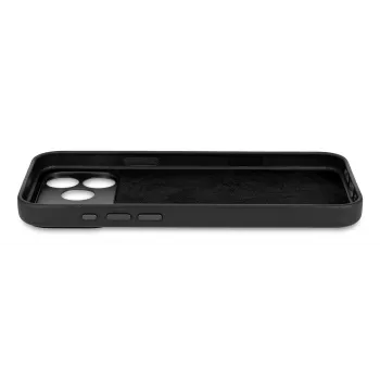 Decoded δερμάτινο πίσω κάλυμμα για iPhone 17 Pro Max με MagSafe (Μαύρο)