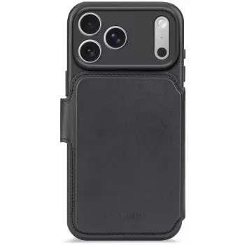 Decoded Leather Detachable Wallet για iPhone 17 Pro Max με MagSafe (Μαύρο)