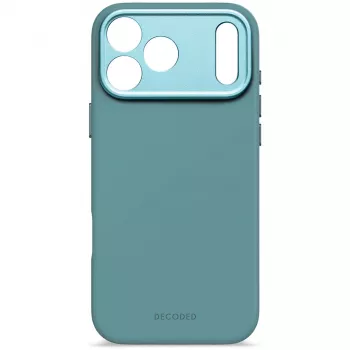Decoded AntiMicrobial Πίσω Θήκη Σιλικόνης για iPhone 17 Pro Max, Συμβατή με MagSafe, Retro Blue