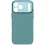 Decoded AntiMicrobial Πίσω Θήκη Σιλικόνης για iPhone 17 Pro Max, Συμβατή με MagSafe, Retro Blue