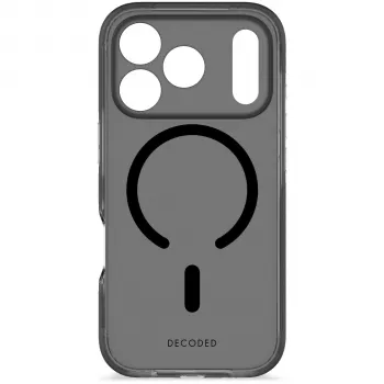 Decoded DropTec Διαφανής Θήκη Πλάτης για Apple iPhone 17 Pro, συμβατή με MagSafe, Μαύρο Ματ