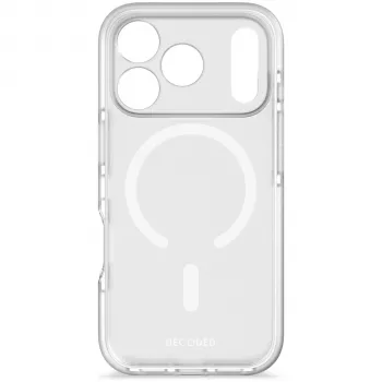 Decoded DropTec Διαφανές Κάλυμμα Πλάτης για iPhone 17 Pro, Λευκό Ματ, συμβατό με MagSafe