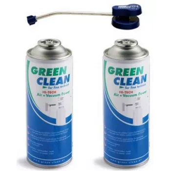 Green Clean GS-2051 Καθαριστής πεπιεσμένου αέρα για καθαρισμό συσκευών - Δυσπρόσιτα σημεία - 400 ml - μπλε, πράσινο, λευκό - 135 mm - 200 mm