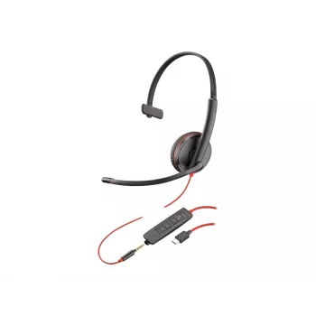 Poly Blackwire C3215 USB-C Μονοφωνικό Headset