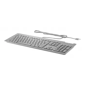 HP Business Slim Keyboard - USB - UK English (GB) - Μαύρο