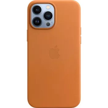 Apple Δερμάτινη θήκη με MagSafe για iPhone 13 Pro Max (6,7 ίντσες) - Golden Brown (MM1L3ZM/A)