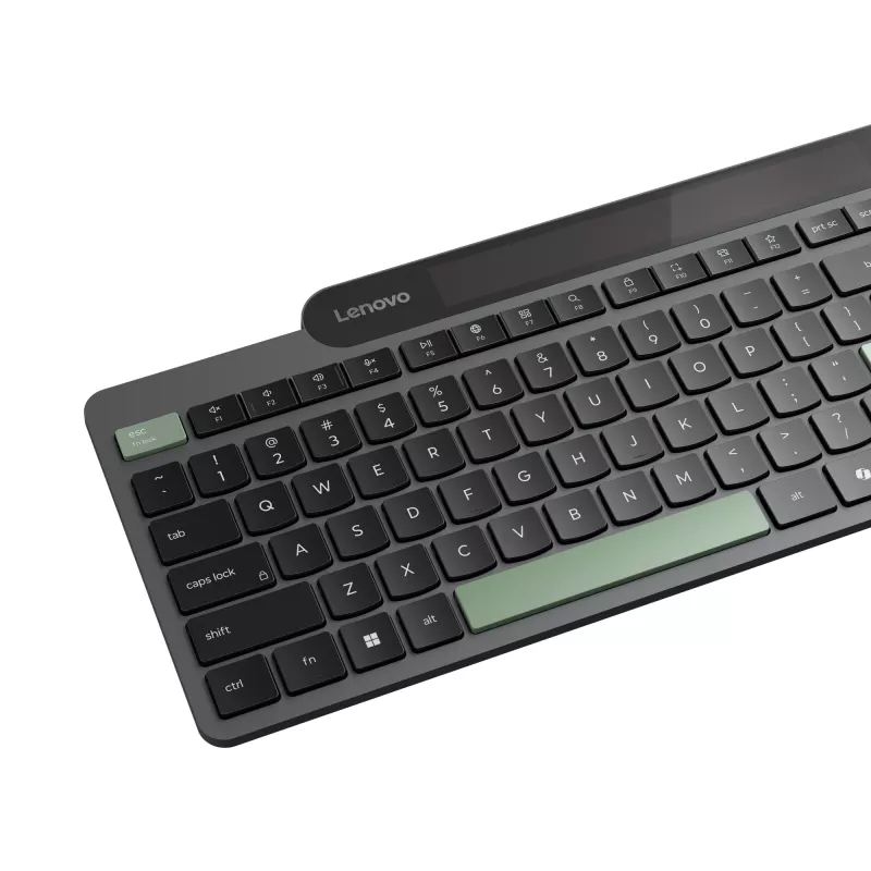 Lenovo Self-Charging Bluetooth Keyboard γαλλικό AZERTY μαύρο