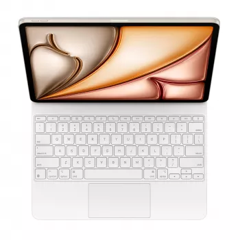 Apple Magic Keyboard για Apple iPad Air 13 (M2/M3), Λευκό, Smart Connector, Ελβετικό layout