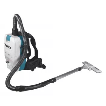 Makita VC008GZ09 Επαναφορτιζόμενη σκούπα πλάτης 40V XGT - μέγιστη ισχύς αναρρόφησης 180 mbar, σακούλα σκόνης 2,0 L, φίλτρο HEPA, μόνο συσκευή