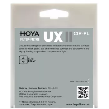 Hoya UX II CIR-PL 72mm φίλτρο κυκλικού πολωτή