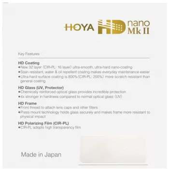 Hoya HD nano MkII UV 52mm