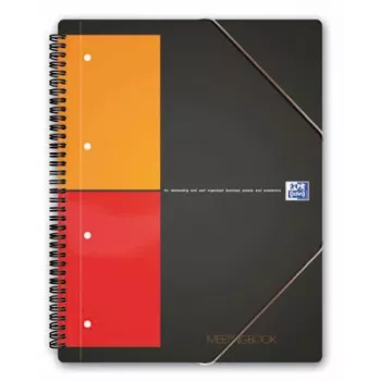 ELBA Organiser Book - 80 φύλλα - μαύρο - A4 - σπιράλ βιβλιοδεσία - 245 mm - 310 mm