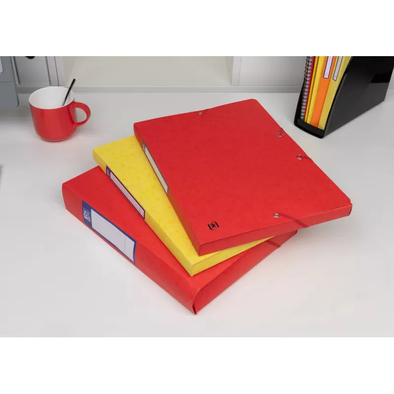 Oxford TOP FILE+ Κουτί εγγράφων A4 2,5 cm Κόκκινο