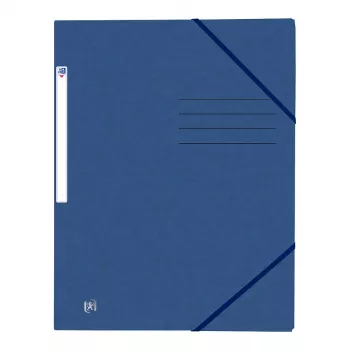 Oxford TOP FILE+ Φάκελος με λάστιχο A4 3 πτερύγια Σκούρο μπλε 400116325