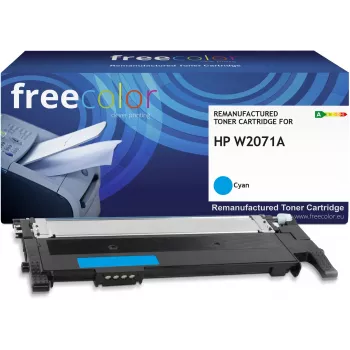 Freecolor Συμβατό τόνερ HP W2071A Κυανό με Chip 1000 σελίδες