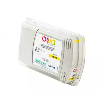 Armor OWA - 400 ml - Κίτρινο - Συμβατό - Ανακατασκευασμένο - Δοχείο μελανιού (Εναλλακτικό του: HP 761)