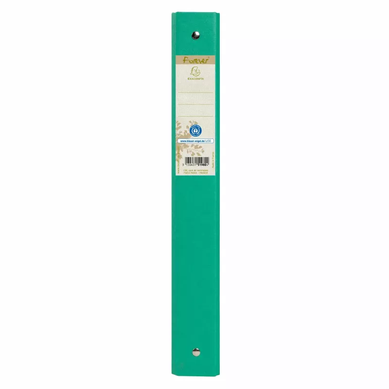 Exacompta Forever Ριχτάρι A4, 4 Δακτύλιοι 30 mm, 100 % ανακυκλωμένο, πράσινο (51983E)