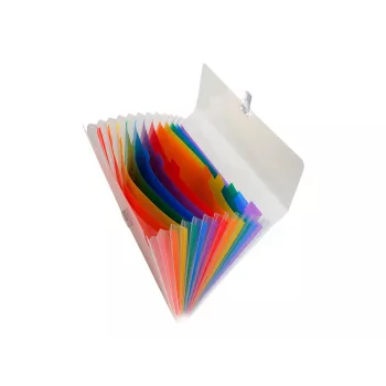 Exacompta Crystal Φάκελος με Διαστήματα - 13 Θέσεις - A4 - Διαφανές