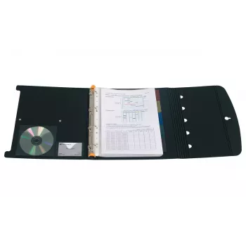 Exacompta 56034E A4 Ριντζόδεσμος μαύρο 30 mm ράχη 2 δακτύλιοι 1 τεμ.