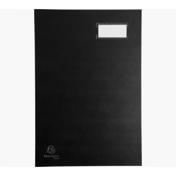 Exacompta 57021E αρχειοθέτης με μοχλό A4 χαρτόνι μαύρο 80 mm ράχη