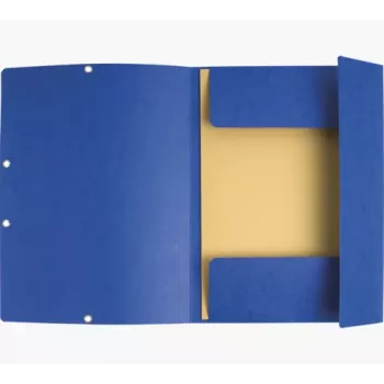Exacompta Colorspan φάκελος με λάστιχο A4 μπλε 355 g/m² 3 πτερύγια με λάστιχο