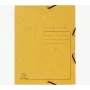 Exacompta φάκελος συλλογής 55409E DIN A4 3 πτερύγια χαρτόνι κίτρινο