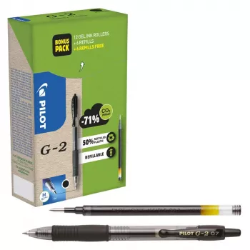 PILOT PEN G2 Greenpack σετ στυλό gel μπλε 0,4 mm συσκευασία 12 τεμ.