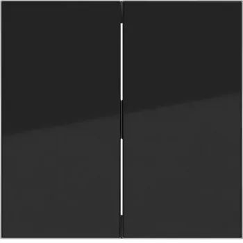 HAGER WAW2000BG Καπάκι διακόπτη 2 θέσεων Night Black Glossy
