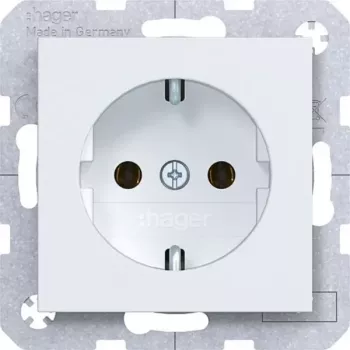 Hager WAS1100WM Πρίζα Ax/Cx Lichtweiß