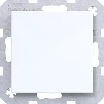 Hager Τυφλό κάλυμμα με κεντρικό τεμάχιο WAF1001WG (Polarweiß, glänzend)