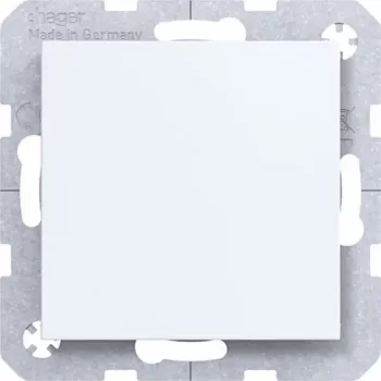 Hager WAF1001WM Τυφλό κάλυμμα με κεντρικό τεμάχιο, Polarweiß