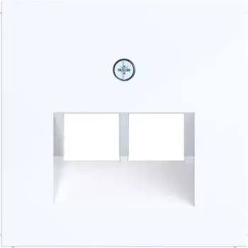 Hager Ax/Cx Κεντρική πλάκα Lichtweiß Glänzend WAF1108WG