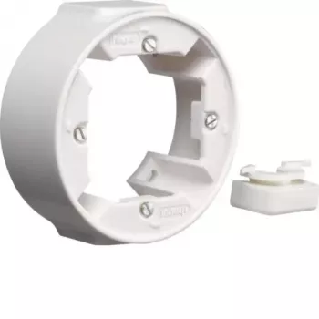 Hager WTD3110WG Πλαίσιο επιφανείας 1 θέσης Σειρά 1930 Λευκό πολικό γυαλιστερό