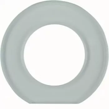Hager Σειρά Glass Πλαίσιο κάλυψης γυαλιού 1 θέσης Clear WTD7171GT