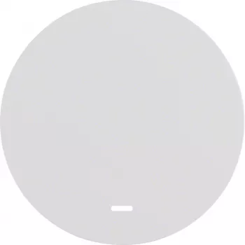 Hager WLW1331WG Πλήκτρο με διαφανή φακό R.Classic Λευκό πολικό γυαλιστερό
