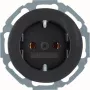 Hager WLS1100BG Πρίζα SCHUKO Γυαλιστερό Μαύρο Σειρά R.Classic