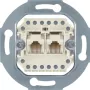Hager WDF41083 UAE πρίζα 8/8 πολικό module ένθετο λευκό