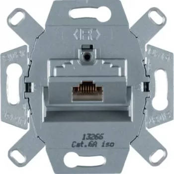 Hager WDF41076 UAE πρίζα 8 πολικό θωρακισμένο module ένθετο χωνευτό