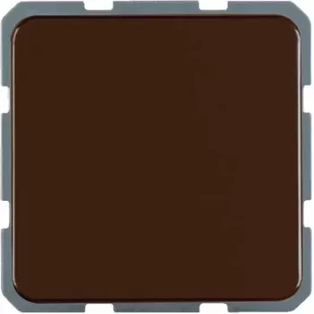 Hager WWS1111BR πρίζα SCHUKO με καπάκι, χωνευτή, IP44, καφέ