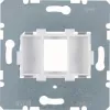 Hager WDF4612W πλάκα στήριξης Modular Jack 1 port λευκή