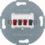 Hager WDF4800PW2 module σύνδεσης στερεοφωνικών ηχείων πολικό λευκό ματ χωνευτό ένθετο