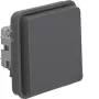 Hager WNA140 πρίζα SCHUKO με καπάκι, IP55, γκρι, σειρά W.1