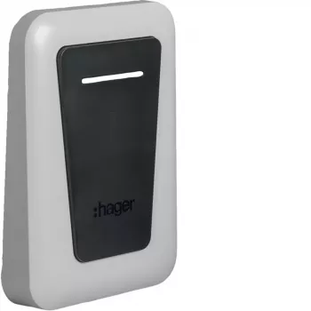 Hager XVS131 πλάκα κάλυψης λευκή για έξοδο καλωδίου