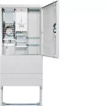 Hager ZAS207BD15A Στήλη Σύνδεσης Μετρητή 207 Base 1 Μετρητής 3 Ασφάλειες 5-πολικές + APZ