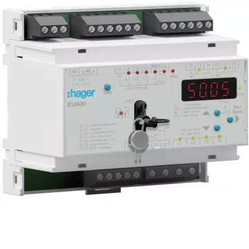 Hager EU400 Ρελέ προστασίας δικτύου NA-Schutz VDE AR-N 4105 24 V AC/DC