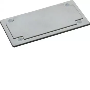 HAGER FZ404 Πλάκα Εισόδου Καλωδίων Πλαστική Ανοιχτό Γκρι (RAL 7035) για Πίνακα