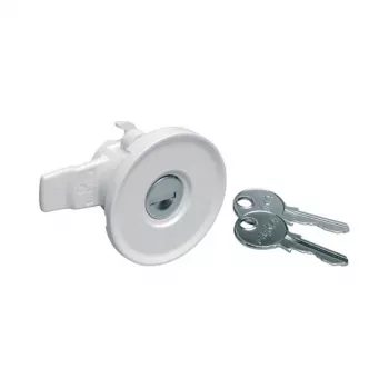 Hager FZ597N Κλειδαριά Ερμαρίου Universal με 2 Κλειδιά, IP44, Κλειδαριά Αρ. 1242E