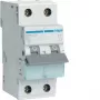Hager MBN225 Διακόπτης Προστασίας Γραμμής 2-πολικός B-25A 6kA