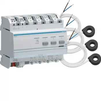 HAGER TE332 KNX 3-Φασικός Μετρητής Ενέργειας με 3 Μετασχηματιστές Ρεύματος